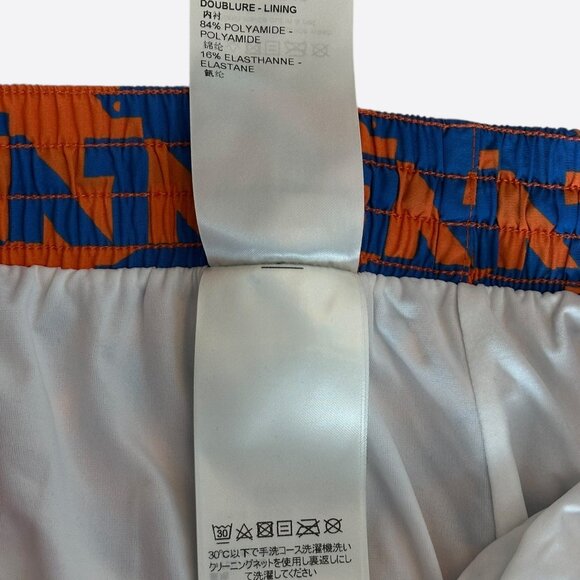 Louis Vuitton Blue & Orange Dove Print Swimshorts - Picture 4 of 7
